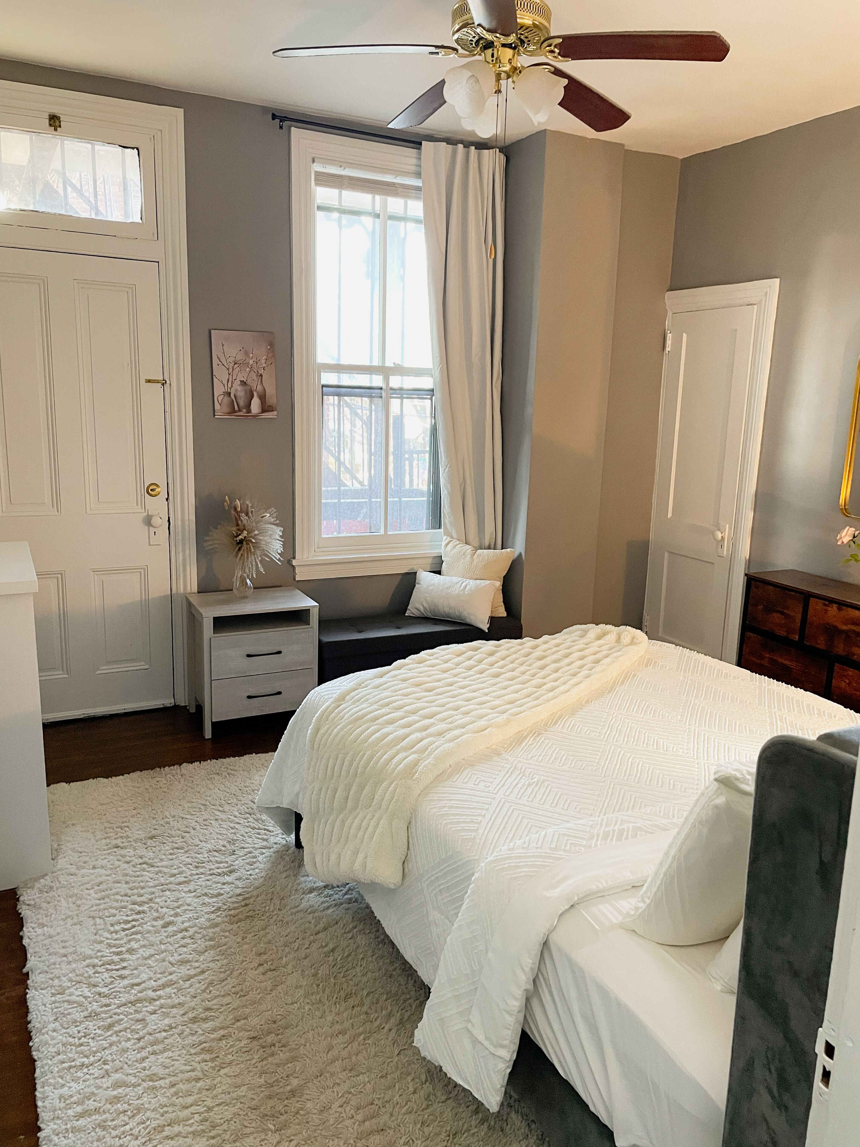 2 bedrooms, desk, free WiFi, bed sheets