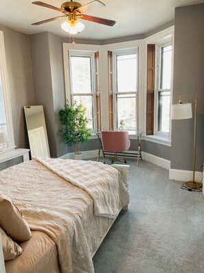 2 slaapkamers, een bureau, gratis wifi, beddengoed