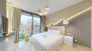 1 habitación, tabla de planchar con plancha, wifi y ropa de cama