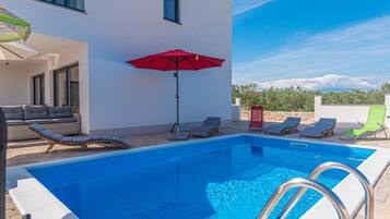 Villa (Four Bedroom Villa with Pool) | Pool | Outdoor pool, pool umbrellas, pool loungers