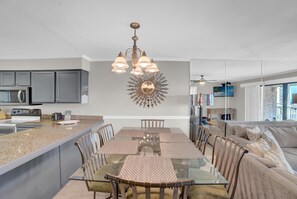 Condo, Multiple Beds (Seaside Beach & Racquet 2307) | Dining