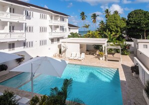 Appartement Luxe, balcon, vue partielle sur l'océan | Vue de la chambre