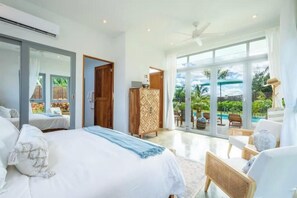 4 bedrooms, iron/ironing board, WiFi, bed sheets - Ojalá - Luxury Ocean View Villa (Aguada)