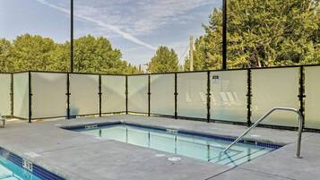 Una piscina climatizada