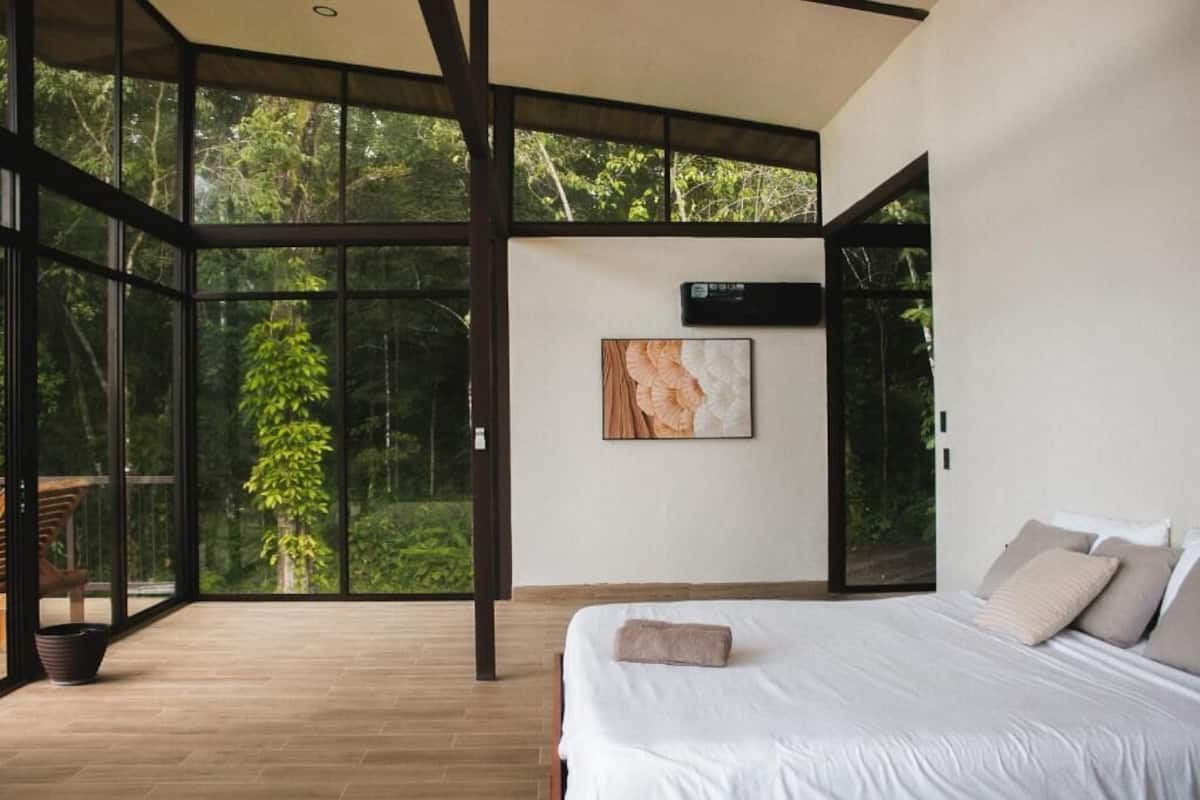 Villa Deluxe, Terraza, vista al océano | Sábanas de algodón egipcio y ropa de cama de alta calidad