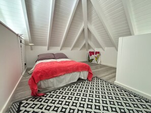 2 slaapkamers, een strijkplank/strijkijzer, wifi, beddengoed
