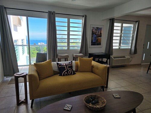 Ocean views at Mama Ramona's in Quebradillas 