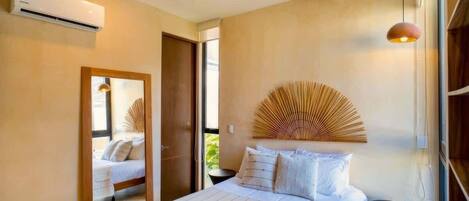 2 slaapkamers, een strijkplank/strijkijzer, wifi, beddengoed