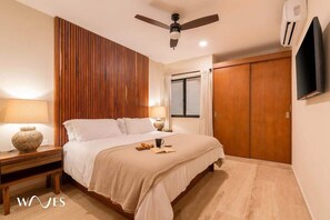 1 soverom, strykejern/-brett, wi-fi og sengetøy