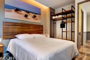 2 bedrooms, iron/ironing board, travel crib, WiFi