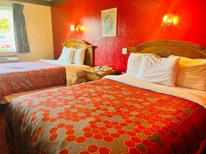 Desk, iron/ironing board, free WiFi, bed sheets