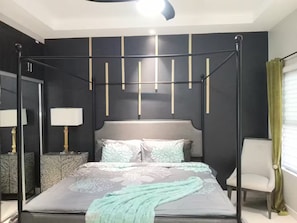 3 chambres, bureau, fer et planche à repasser, accès au Wi-Fi (inclus)