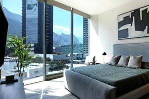 Apartment, 3 Bedrooms, Balcony, Mountain View | In-room safe, iron/ironing board, free WiFi, bed sheets - Modern Apts w Pool & Mountain View (Santa Catarina)