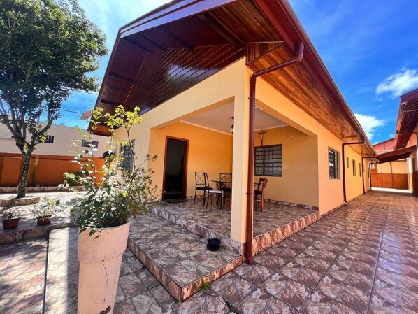 Majoituspaikan julkisivu