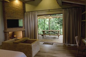 Villa Superior, 1 letto king, vasca da bagno, vista montagna | Vista dalla camera