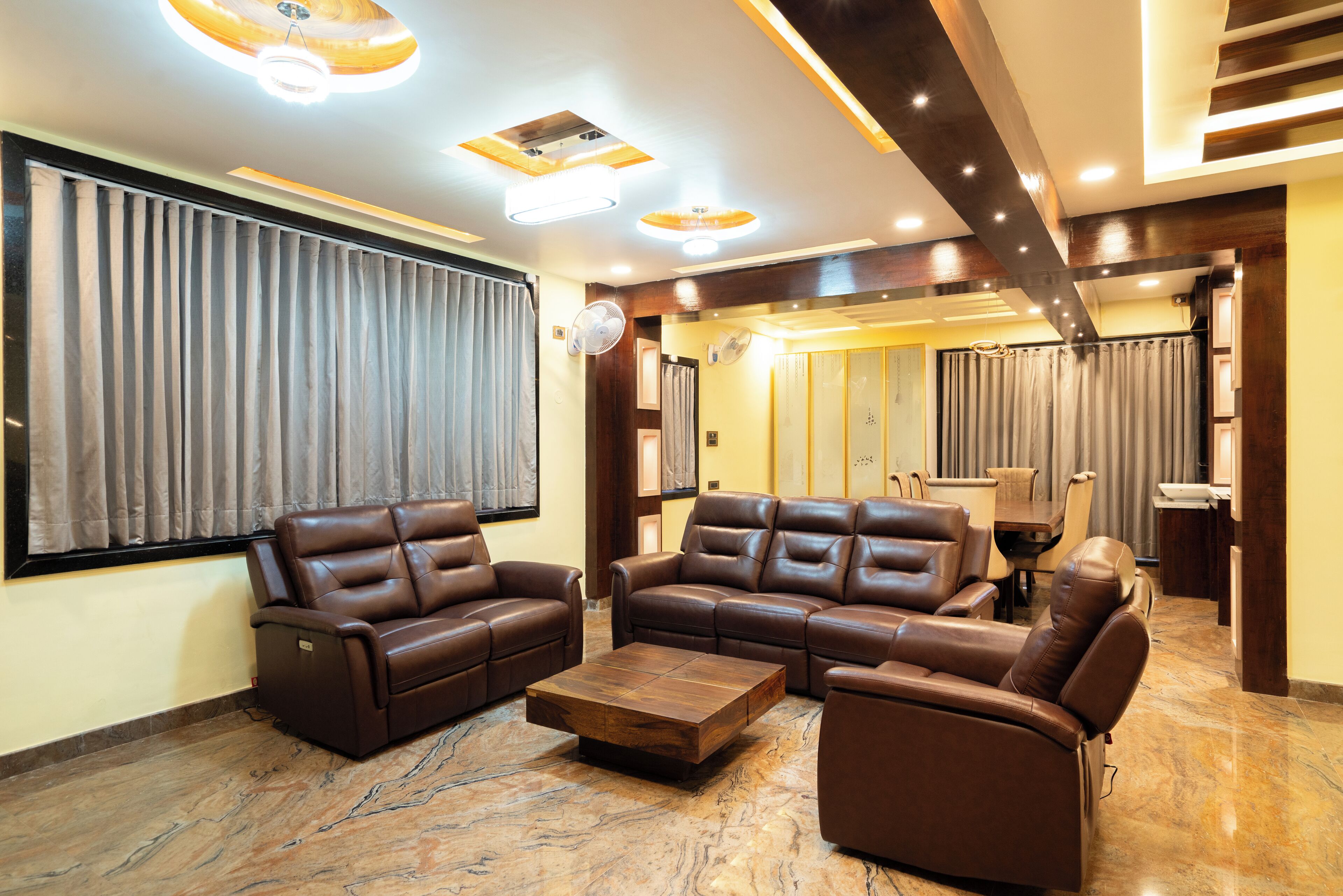 Presidential Suite, City View | Living area | 65-inch LED TV with satellite channels