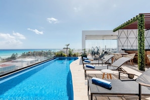 Exterior - Ocean view Rooftop Studios with Pool (Playa del Carmen)