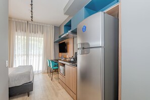 Estudi superior, balcó, vistes a la ciutat | Vista des de l'habitació