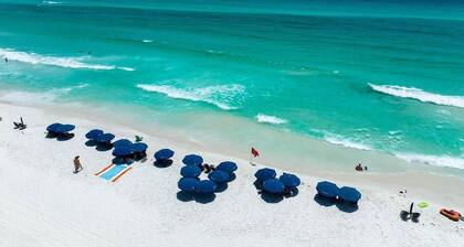 Steps to Private Beach! New Rental! 2 Free Beach Services! 4 Bikes! Gated Comm