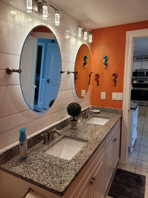 Hair dryer, towels