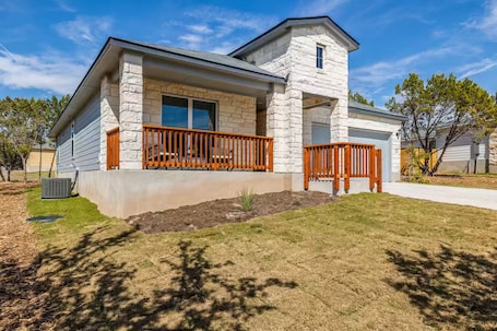 Exterior. new home in Lago vista Tx