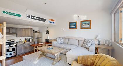 Cozy Studio with Slopeside Access, Pool, Sauna, and Mountain Views