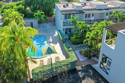 Centrally located home with pool, private parking and close to everything!