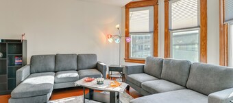 Walk to Washington Park: Remote Work-Ready Apt!
