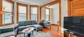 Walk to Washington Park: Remote Work-Ready Apt!