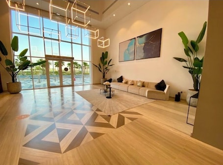 内装. Cozy Golf & Lake View 1-bedroom apartment in Dubai,Damac Hills