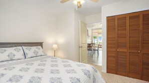 3 bedrooms, iron/ironing board, bed sheets