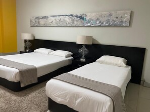 Chambre Double Confort, salle de bains privée, vue plage | Wi-Fi gratuit