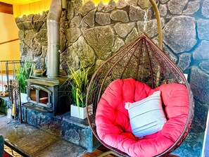 Property grounds - Charming 3-bedroom cabin in with AC, spa, game room, firepit & EV charger  (Old Station)