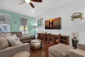 Maison, Plusieurs lits (Just for Fun) | Aire de séjour | Téléviseur