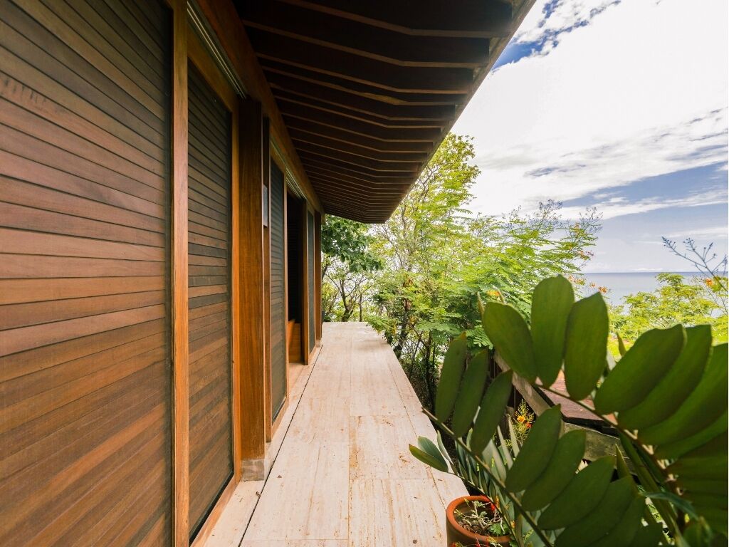 Studio suite, 1 kingsize bed, terras, uitzicht op tuin | Uitzicht vanuit de kamer