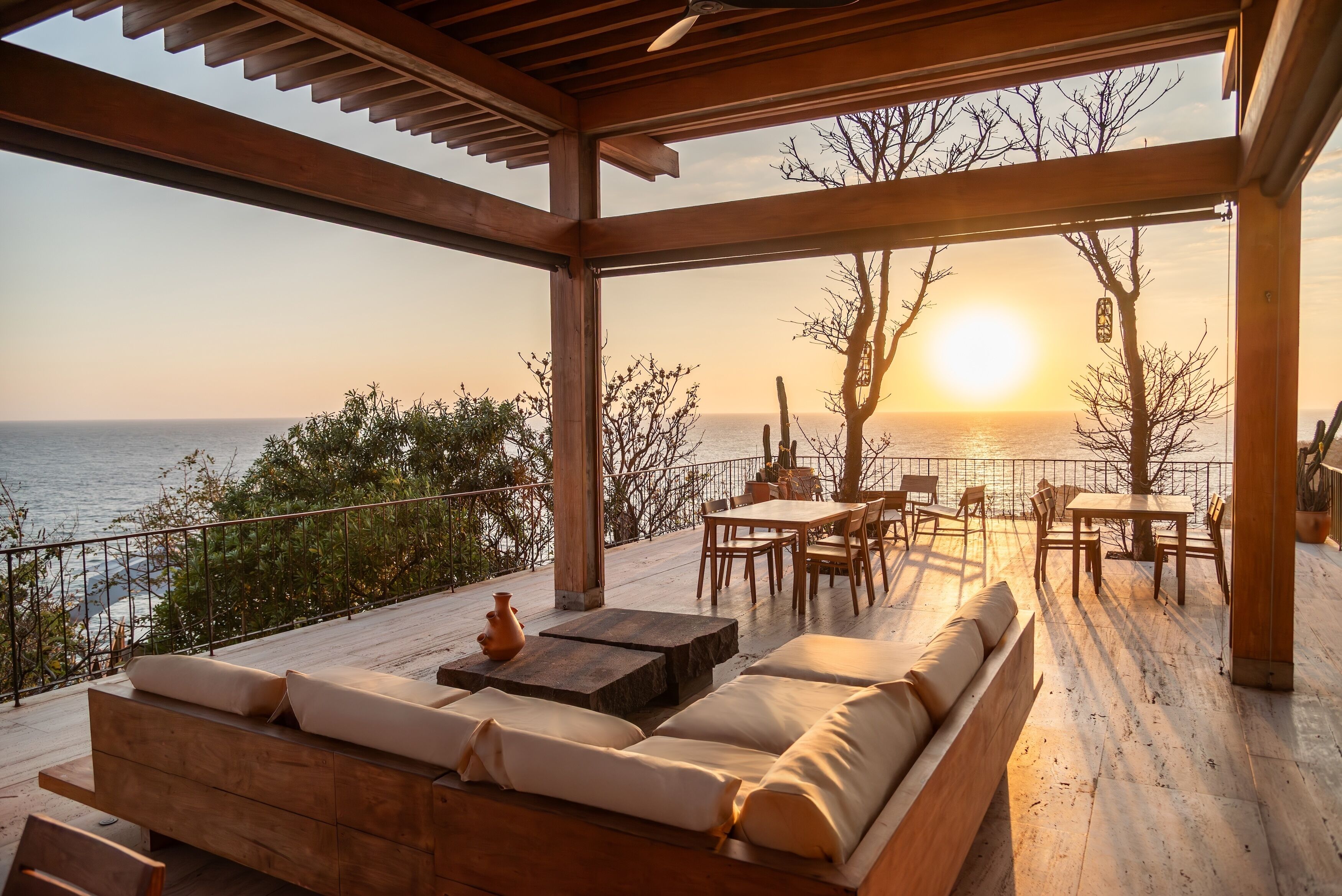 Vue depuis l’hébergement