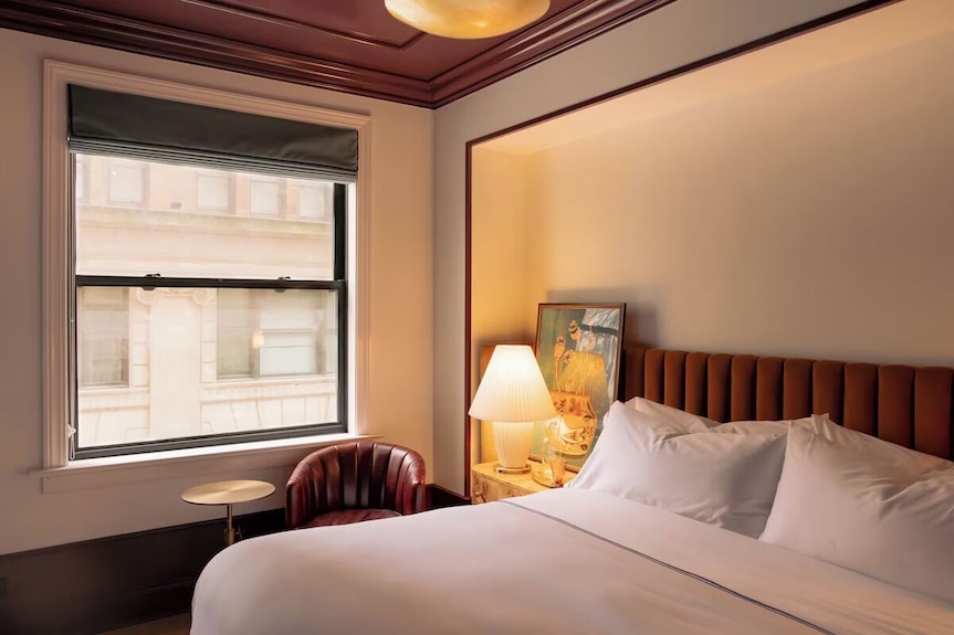 Exclusive Corner King Space At Fidelity Hotel, Fine Dining, Downtown Access - 克里夫蘭
