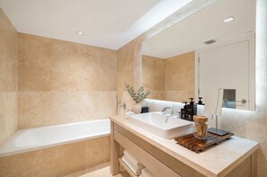 [Full bathroom] with bath tub - 1Hotel South Beach  OceanView, Pool, Gym, (Miami Beach)