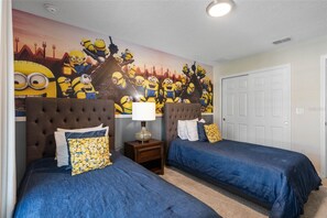 5 bedrooms, iron/ironing board, travel crib, free WiFi