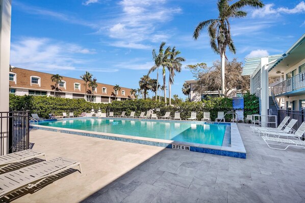 Außenpool, beheizter Pool