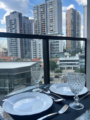 Studio Confort, balcon, vue ville | Balcon