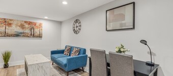 Experience comfort and convenience in our newly renovated basement retreat.