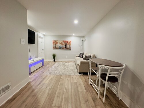 Experience comfort and convenience in our newly renovated basement retreat.