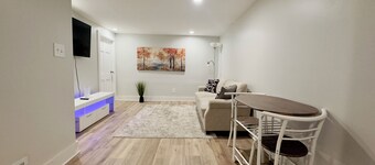 Experience comfort and convenience in our newly renovated basement retreat.