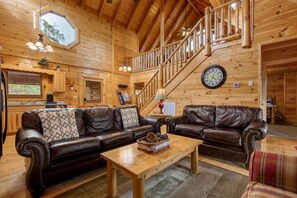 Smart TV, fireplace, video games