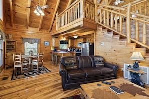 TV connectée, cheminée