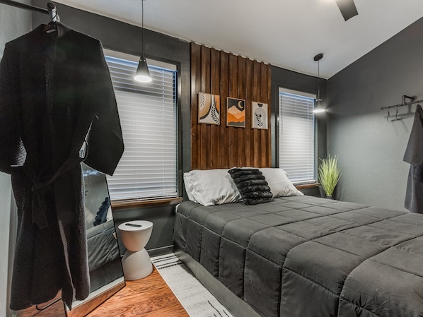 1 chambre, fer et planche à repasser, Wi-Fi, literie fournie