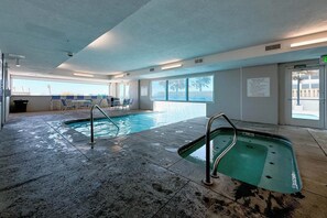 Indoor pool, a heated pool