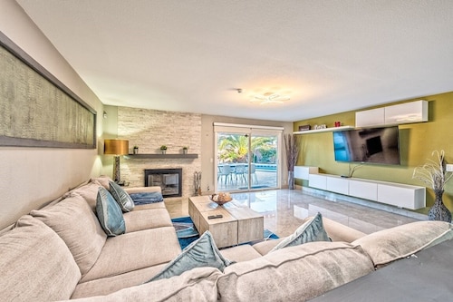 family-friendly home with in/out games & pool 