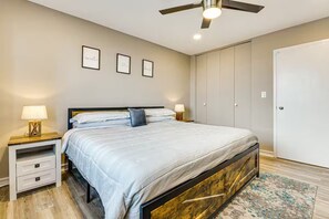 2 habitaciones, tabla de planchar con plancha y wifi gratis 
